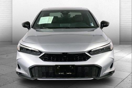 Solar Silver Metallic 2025 Honda Civic Hybrid Sport Touring