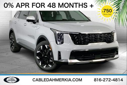 Wolf Gray 2026 Kia Sorento SX