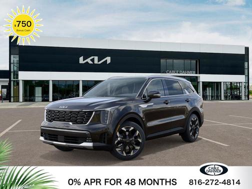Ebony Black 2026 Kia Sorento EX