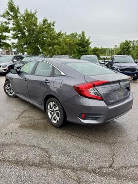 Modern Steel Metallic 2017 Honda Civic LX