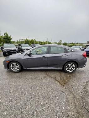 Modern Steel Metallic 2017 Honda Civic LX