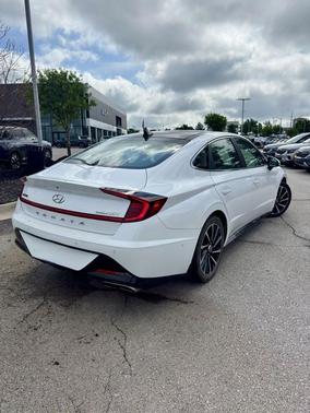 Quartz White 2021 Hyundai SONATA Limited