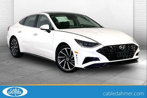 Quartz White 2021 Hyundai SONATA Limited