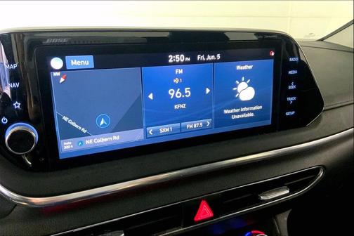 Quartz White 2021 Hyundai SONATA Limited