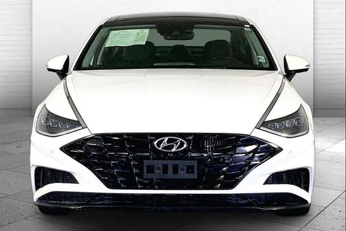 Quartz White 2021 Hyundai SONATA Limited