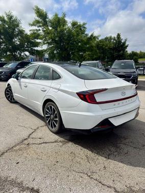 Quartz White 2021 Hyundai SONATA Limited