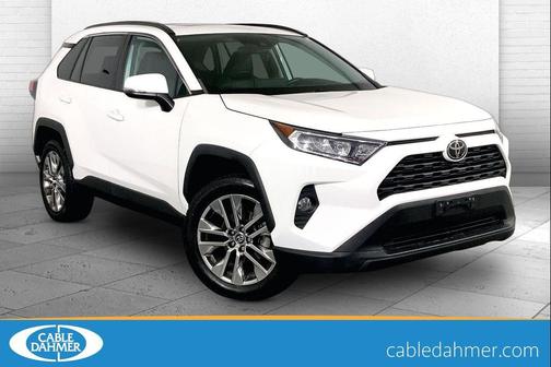 Super White 2019 Toyota RAV4 XLE Premium