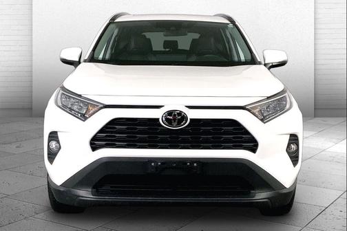 Super White 2019 Toyota RAV4 XLE Premium