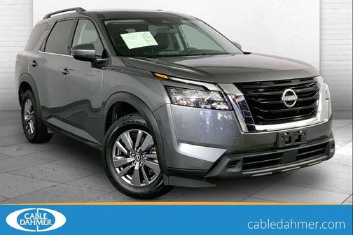 Gun Metallic 2025 Nissan Pathfinder SV 4WD