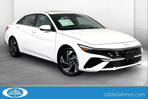 Serenity White 2025 Hyundai ELANTRA SEL