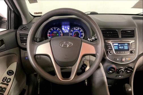 Ironman Silver Metallic 2017 Hyundai Accent SE