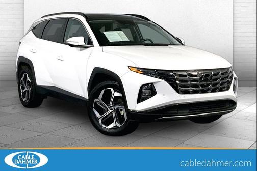 Serenity White Pearl 2023 Hyundai TUCSON Limited
