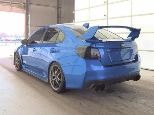 Blue 2017 Subaru WRX STI Limited
