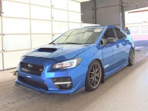 Blue 2017 Subaru WRX STI Limited