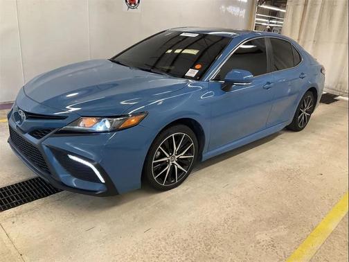 Blue 2023 Toyota Camry SE