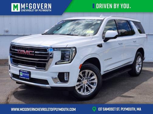 Summit White 2023 GMC Yukon SLT
