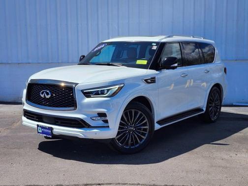 Moonstone White 2024 INFINITI QX80 SENSORY AWD