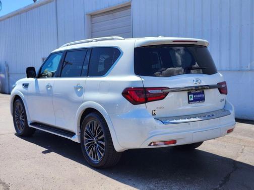 Moonstone White 2024 INFINITI QX80 SENSORY AWD