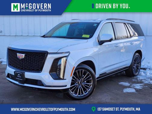 Vibrant White Tricoat 2026 Cadillac Escalade Sport Platinum