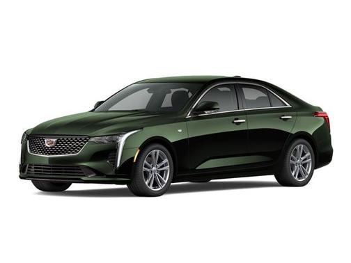 Evergreen Metallic 2021 Cadillac CT4 Luxury