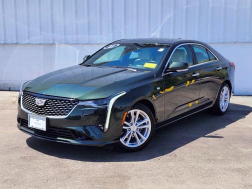Evergreen Metallic 2021 Cadillac CT4 Luxury