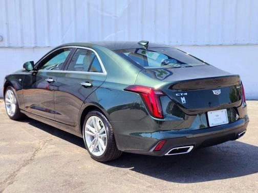 Evergreen Metallic 2021 Cadillac CT4 Luxury