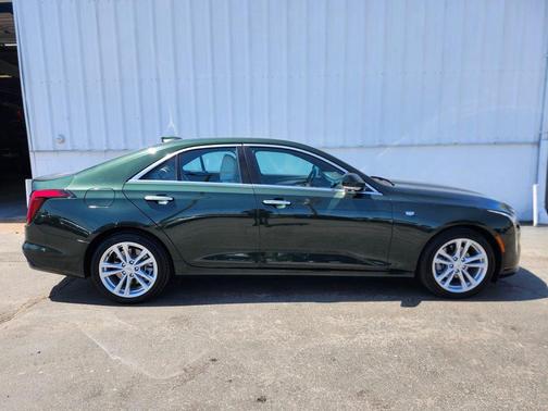 Evergreen Metallic 2021 Cadillac CT4 Luxury