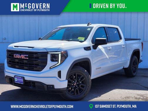 Summit White 2023 GMC Sierra 1500 Elevation