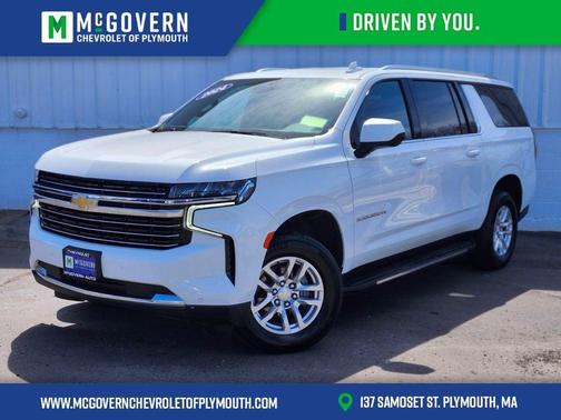 Summit White 2024 Chevrolet Suburban LT