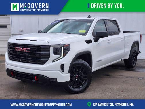 Summit White 2022 GMC Sierra 1500 Elevation