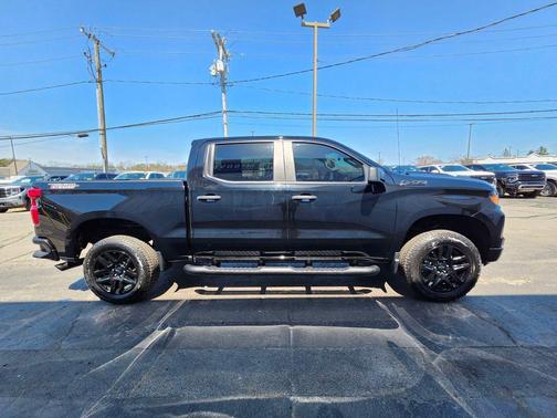 Black 2025 Chevrolet Silverado 1500 Custom Trail Boss
