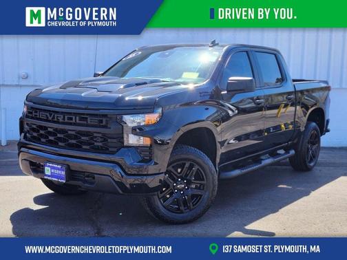 Black 2025 Chevrolet Silverado 1500 Custom Trail Boss