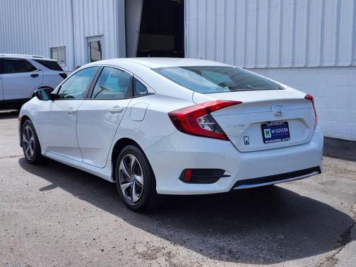 Platinum White Pearl 2020 Honda Civic LX