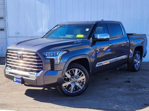 Magnetic Gray Metallic 2025 Toyota Tundra Hybrid Capstone