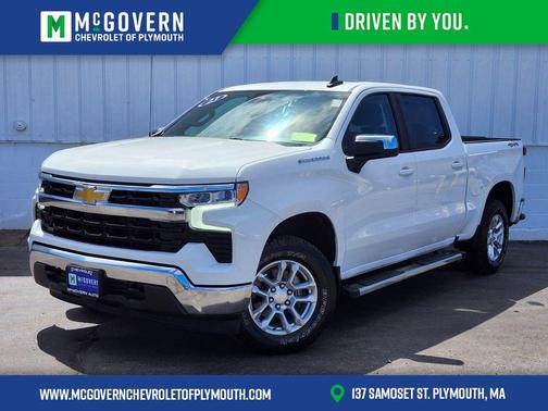 Summit White 2023 Chevrolet Silverado 1500 LT