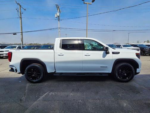 Summit White 2025 GMC Sierra 1500 Elevation