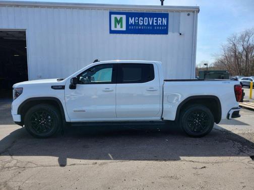 Summit White 2025 GMC Sierra 1500 Elevation