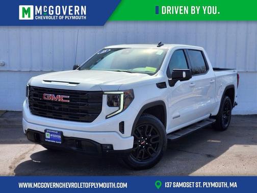 Summit White 2025 GMC Sierra 1500 Elevation