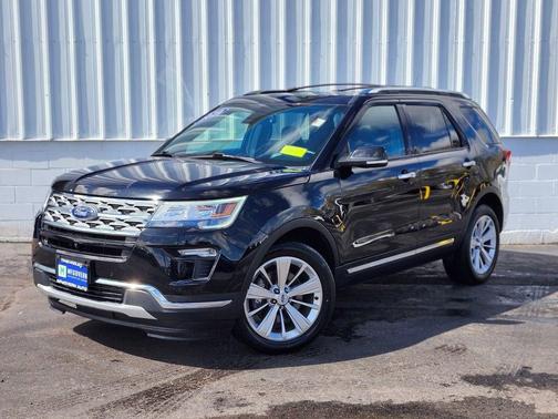 Agate Black Metallic 2019 Ford Explorer Limited
