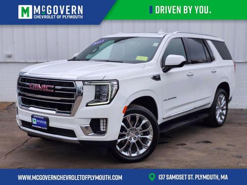 Summit White 2023 GMC Yukon SLT