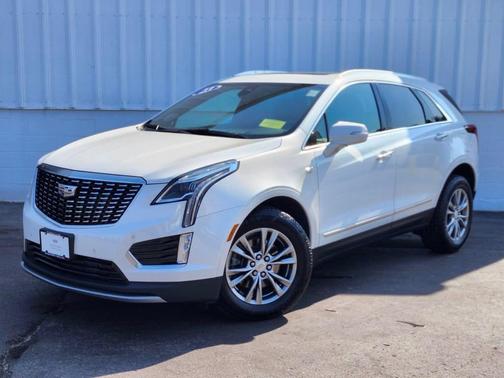 Crystal White Tricoat 2023 Cadillac XT5 Premium Luxury