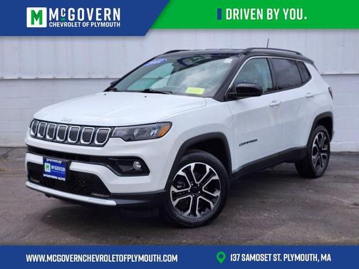 Bright White Clearcoat 2022 Jeep Compass Limited