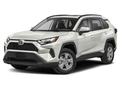 Blizzard Pearl 2022 Toyota RAV4 Hybrid XLE Premium