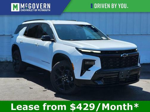 Polar White Tricoat 2026 Chevrolet Traverse RS