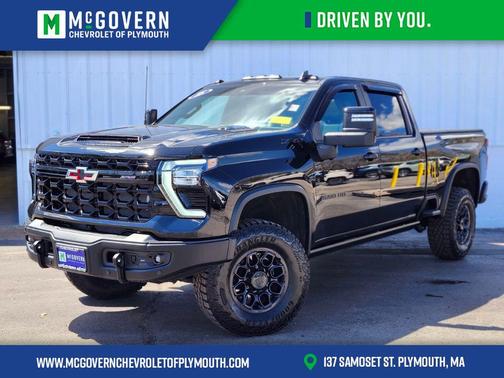 Black 2025 Chevrolet Silverado 2500 4WD Crew Cab Standard Bed ZR2