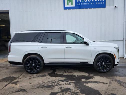 Crystal White Tricoat 2025 Cadillac Escalade Sport Platinum