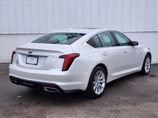 Crystal White Tricoat 2020 Cadillac CT5 Luxury RWD