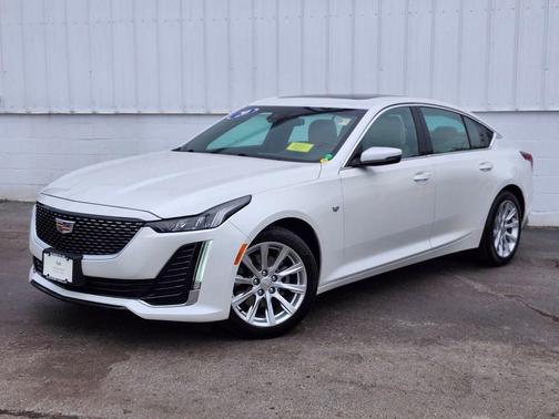 Crystal White Tricoat 2020 Cadillac CT5 Luxury RWD