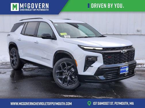 Polar White Tricoat 2026 Chevrolet Traverse RS