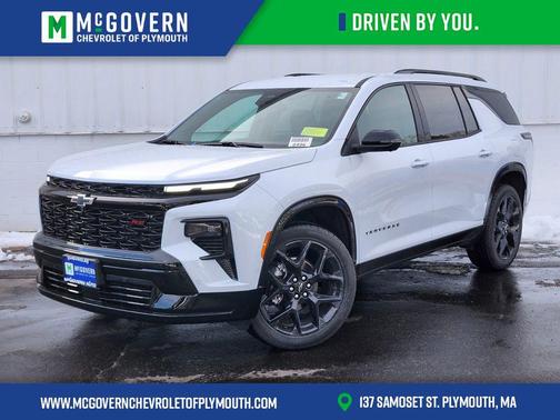 Polar White Tricoat 2026 Chevrolet Traverse RS